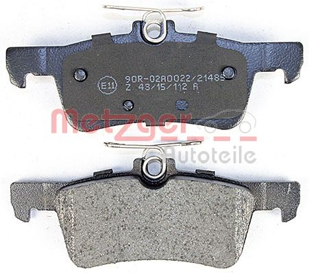 METZGER 1170810 Bremsbelagsatz, Scheibenbremse
